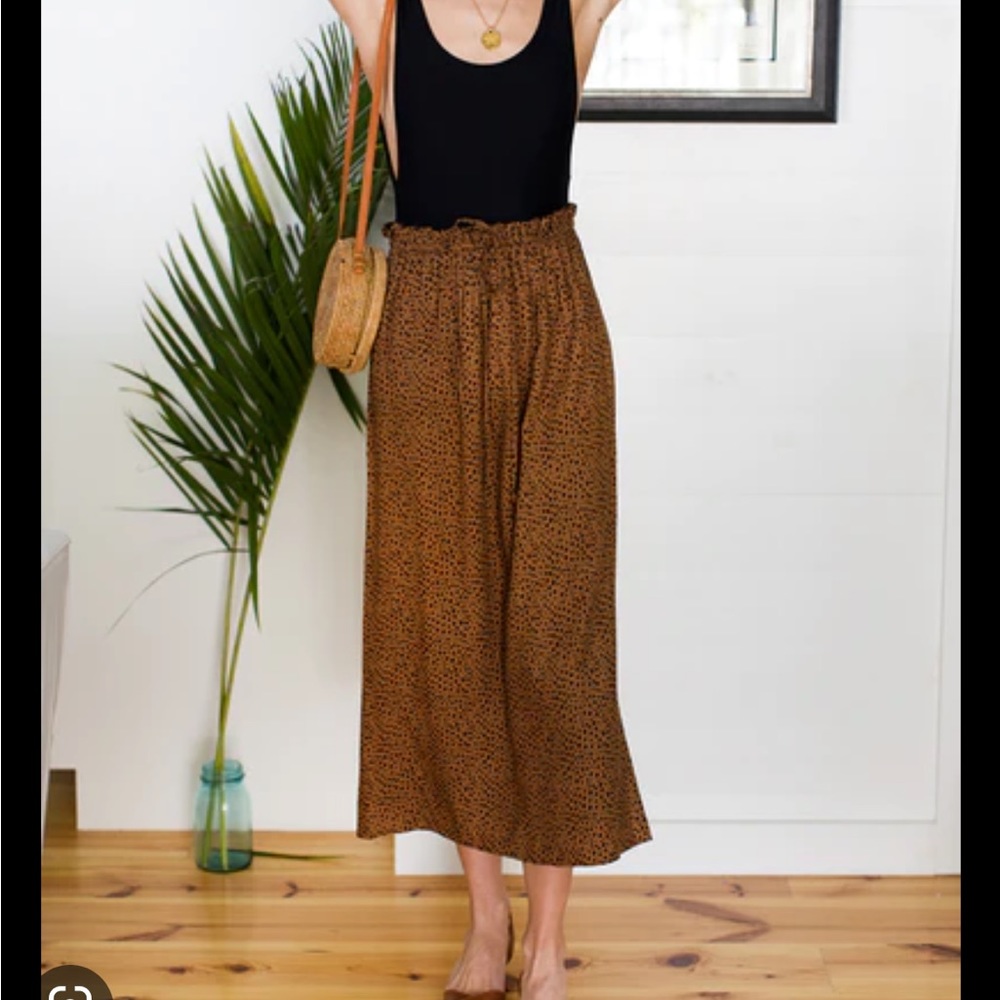 Emerson fry Cheetah faux wrap skirt